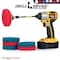Drillbrush Drill Brush - Drill Attachment - Kitchen - Bathroom - Power Scrubber P P4-3RB-3V-5X-QC-DB - alternate 2